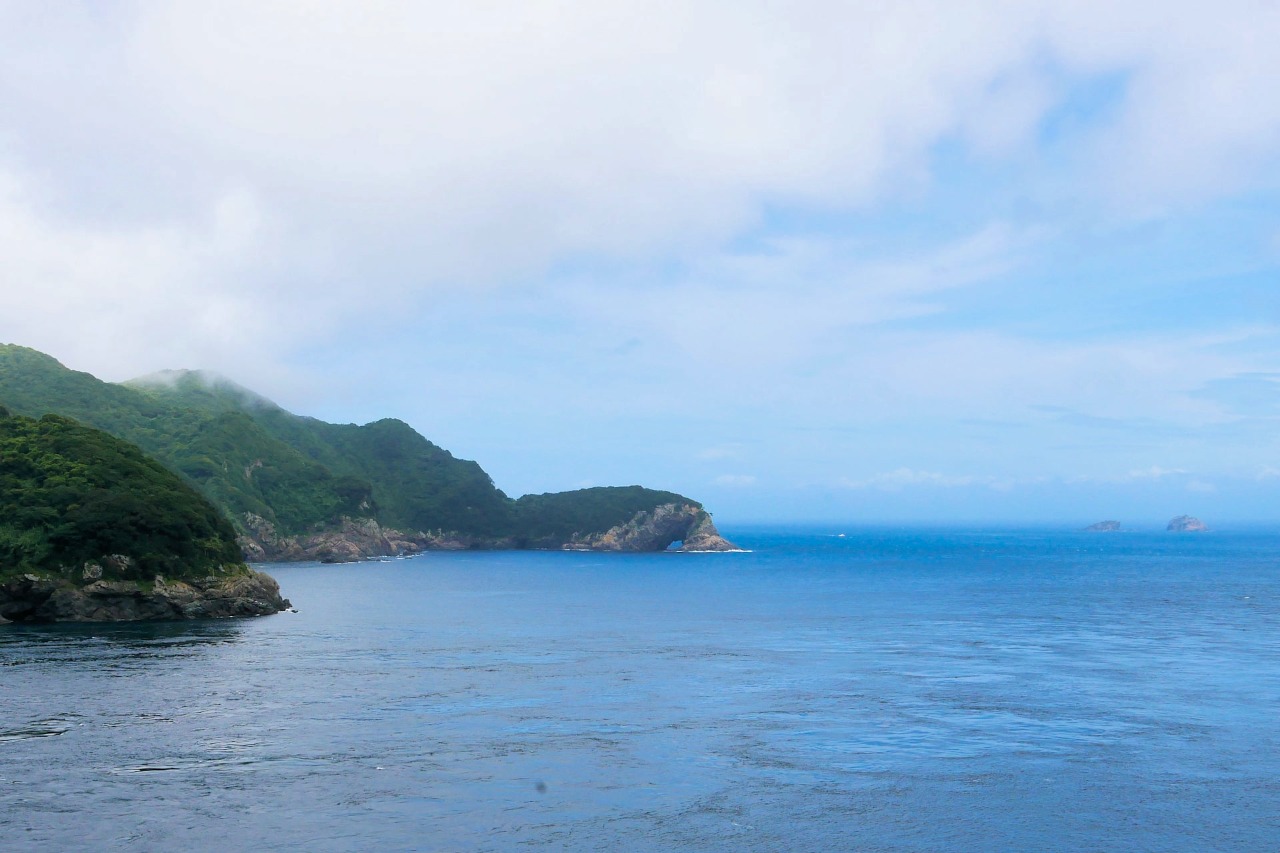 大島の海食洞｜佐伯市鶴見